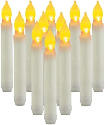 Castiçal 12 pcs sem chamado LED de LED de luminária Lâmpada Night Lâmpada para Festa de Aniversário de Casamento