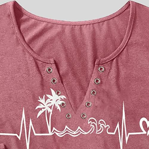 Camiseta de batimentos cardíacos para mulheres adoram camisetas gráficas de coração impressão