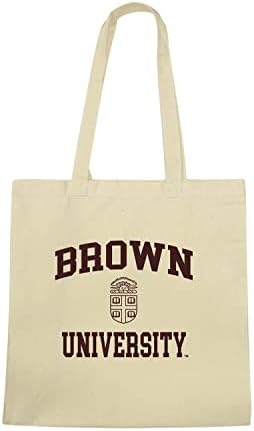 W Brown University Brown Bears Seal College Tote Bag