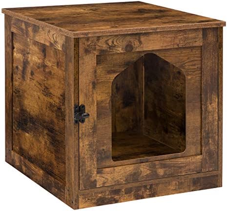 Gabinete da caixa de areia de gato Hoobro, móveis de caixa de areia escondidos, mesa lateral da casa de gato