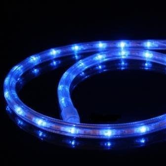 Kit de luz de corda LED - UL listado, extensível, espaçamento de LED de 1,0 , azul, 25 pés
