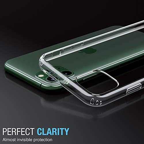 Caso Flexgear para iPhone 11 Pro Max com protetores de tela de vidro 2x [Proteção total] - Crystal Clear
