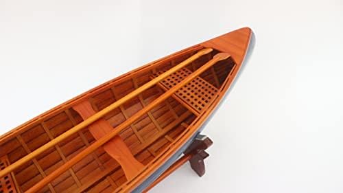 Modelo de madeira barcos de artesão Peterborough Canoe Blue 60L
