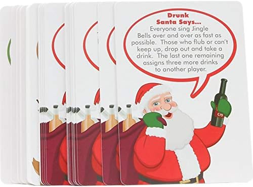 Kheper Games Kheper Games bêbado Papai Noel diz o jogo de cartas de bebida