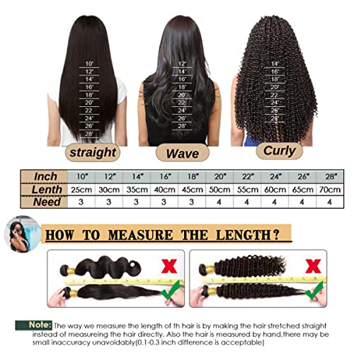 Facos cacheados de cabelos humanos - Cabelos cacheados virgens brasileiros Virgem Curly 3 Pacacos 10 12 14 polegadas