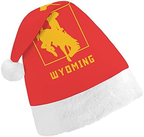 Wyoming Flag Hat Christmas Hat para Cosplay de Festas de Férias de Ano Novo
