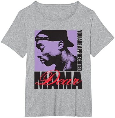 Tupac oficial caro mama apreciou a camiseta