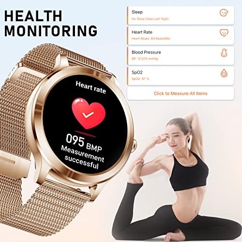 Relógio inteligente para mulheres com chamada 1.32 HD Sports Smartwatch Compatível com iPhone Samsung