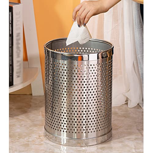 Latas de lixo de lixo ditudo pode lixo de aço inoxidável lixo de papel de banheiro doméstico cesto de cesta