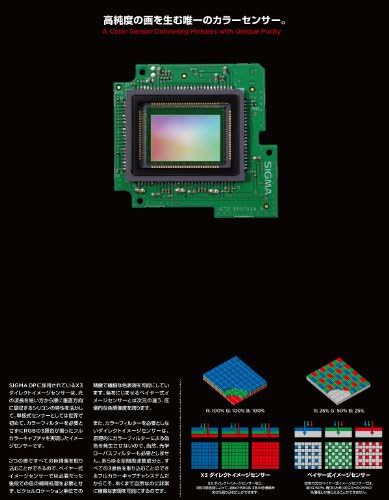 Câmera digital compacta Sigma Dp2x, 14,45 megapixels, AFE, AF de alta velocidade AF