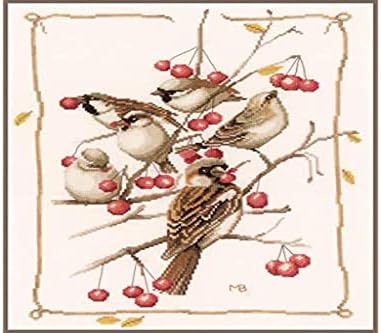 Lanarte Sparrows e Currant Bush, NA, 31 x 40cm