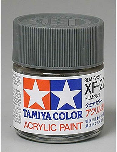 Tamiya acrílico xf22 alúmen plana cinza tam81322 pintura de plásticos acrílico