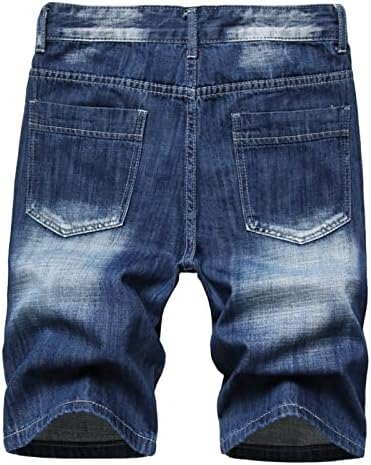Moda Shorts jeans para homens Casual de verão com shorts de bolso Tech Casual Running Bike Shorts