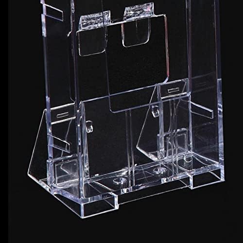 CCBUY Office Display Clear Acrílico Empresa Transparente Titular Cardeiro Desk Stand Pamphlet Panfle