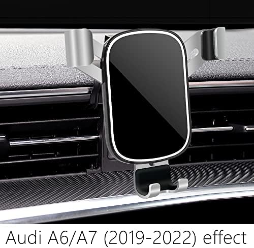 Portador de telefone de carro Lunqin Must para 2019-2023 Audi A6 A7 S6 S7 RS6 RS7 Allroad Acessórios