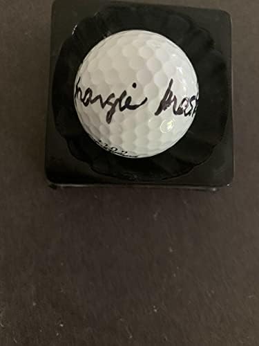 Margie Masters assinou a Bridgestone Golfball com JSA - bolas de golfe autografadas
