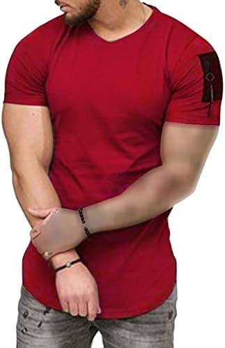 Camiseta tática da tripulação masculina Tops Tops Outdoor Casual Casual Slim Fit Pullover