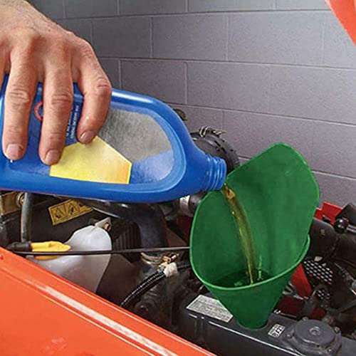 Ferramenta de drenagem flexível funil funil de funil automático reutilizável drening drening funil Oil Guide Tool para cars caminhões motocicletas verde