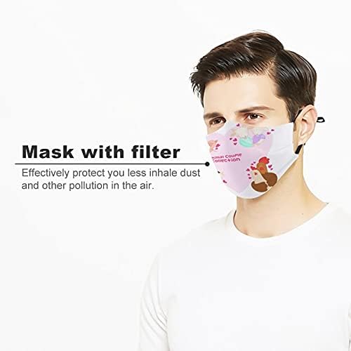 Roupos de segurança reutilizáveis ​​personalizados máscaras de tecido Custommake Caso de casal de casal Pintura