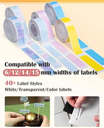 Pacote de fabricante de etiquetas Phomemo Q30s com Q30s Transparent Label Paper Pacle
