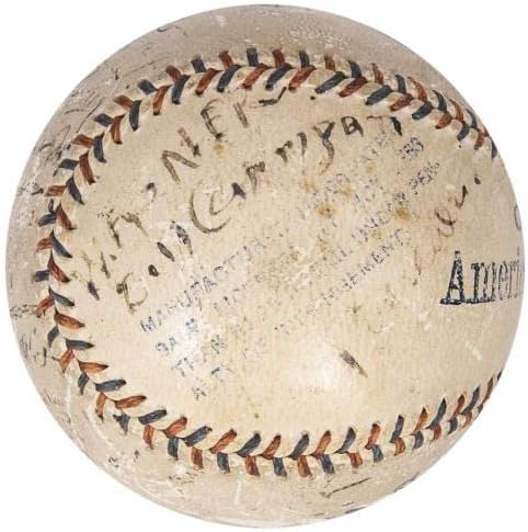Historic 1912 Boston Red Sox World Series Champs Team assinou Baseball JSA CoA - Bolalls autografados