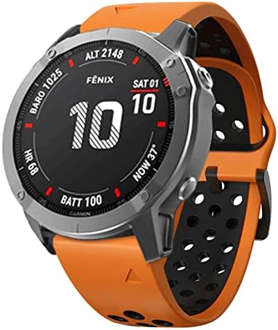IENYU Sport Silicone Watch Straps Band Bracelete de liberação rápida para Garmin Fenix ​​6x 6 Pro 5x