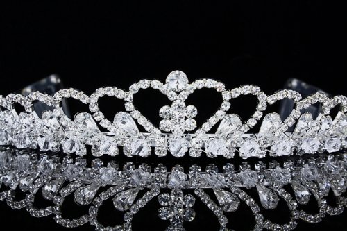 Princesa de Cristal Cristal Crystal Crystal Prom princesa Tiara Crown