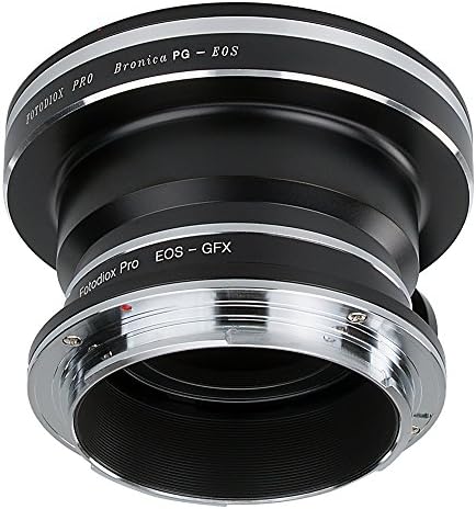 Kit de adaptador de lente Fotodiox Pro compatível com lentes Bronica PG para Fujifilm GFX G-Mount