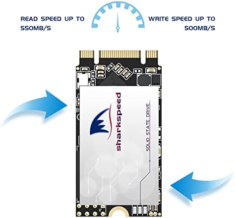 2242 NGFF 256GB M.2 SSD Sharkspeed Plus Internal M2 SSD 3D NAND SATA III 6 GB/S, unidade de estado sólido para notebooks