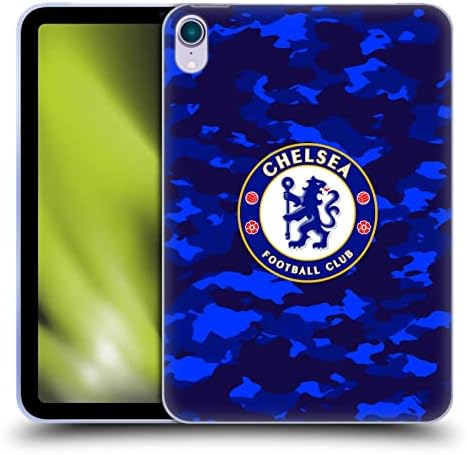 Projetos de capa principal licenciados oficialmente Chelsea Football Club Camouflage Crest Case de gel macio