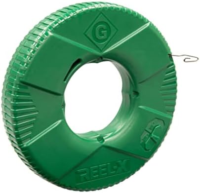 Greenlee FTXS-240 Reel-X Steel Fishtape, 240 ', verde