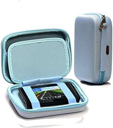 Navitech Blue Light Hard GPS Carregar Caixa Compatível com Ohrex Car Sat Nav 5