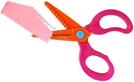 Creative Craft Silly Safety Scissors! Edge decorativa - inclui 4 lâminas intercambiáveis ​​- 5 padrões de corte