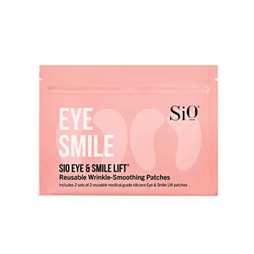 Sio Beauty Eye and Smile Lift Anti -Wrinkle Patches Supply 4 Week - Overnight Under Eye Mask Pads Para Círculos
