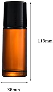 Wresty 1,7 oz/50ml de rolo de vidro em garrafas garrafas de desodorizante vazias de desodorante à