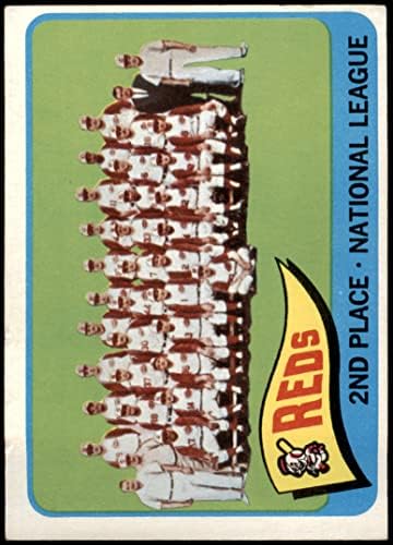 1965 Topps 316 Reds Team Cincinnati Reds VG/Ex Reds