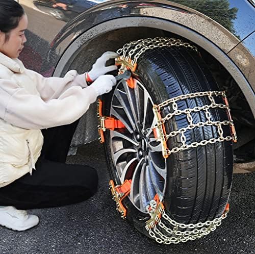 Cadeia de neve dos pneus de emergência BBGS, cadeias de pneus anti -deslizamento com corrente de aço
