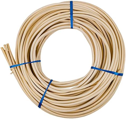 10-6,5 mm Reed reedes | Bobina de 1 libra | Rattan Reed para tecelagem de cestas e fabricação