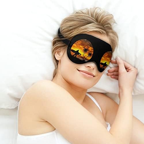 Bigfoot Surf Sleep Mask Sleep Máscara Durável Tamas de Máscara para os olhos macios com alça
