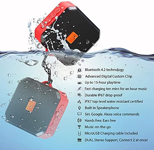 Tek Styz Ipx7 Alto -alto compatível com seu Sony Xperia C5 Ultra Dual com 13h de jogo à prova d'água,