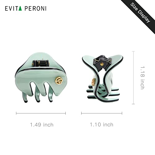 Evita Peroni clássico pequeno mini clipe de cabelo colorido clipes de cabelo preto rosa de resina azul para