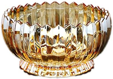 BBSJ Crystal Glass Fruits Snack Plate Nut & Seca Caixa com Lid Flor Forma Luxo Presente de casamento Presente