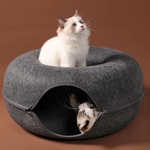Oallk Cats Tunnel Interactive Play Toy Cat Bed Use Dual Toys Indoor Toys Kitten Produtos Pet Cat Treining