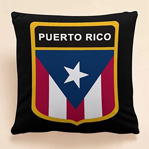 Porto Rico F-Lag Viagem Cobertor macio e aconchegante travesseiro de flanela e jogue combinação dois
