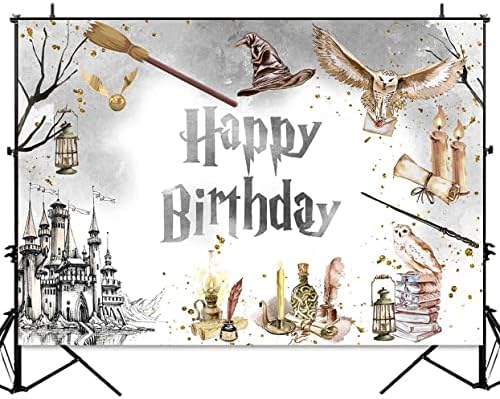 Sensfun Wizard Birthday Birthday Castle Magical Castle Witch Wizard School School Feliz Aniversário Fotografia