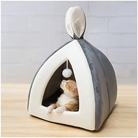 Cama de animais de estimação de umocan 1pc Cama de gato de gato quente casa de gatinho interno quente