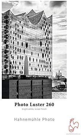 Hahnemuhle Photo Luster 290 Papel a jato de tinta, núcleo de 24 x 100 ', 3