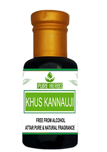 Ervas puras khus kannauji attar álcool grátis para unissex & diário usa 50ml