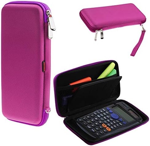Calculadora de gráficos de Navitech Purple Case/tampa com bolsa de armazenamento compatível com