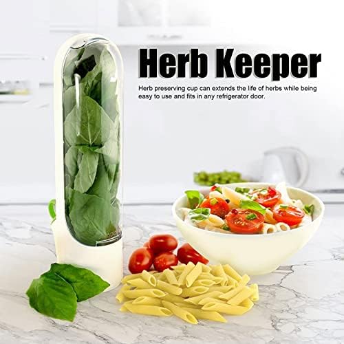 Saver de ervas Fauitay para geladeira, Herb Keeper Herb Storage Container Savor Reserver, Herb